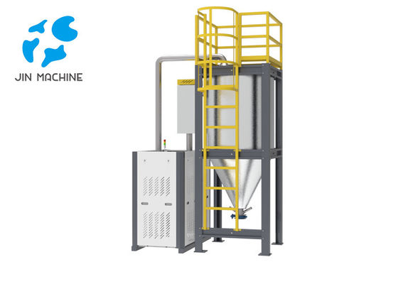 Low Power Consumption 650kg/h Vertical Hot Air Dryer For Plastic