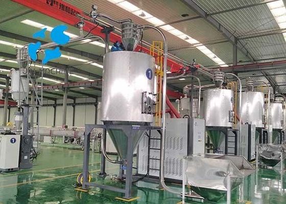 38kw 650kg/H Dehumidifying Hopper Dryer Plastic Mixer Machine